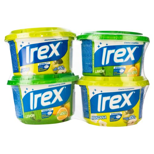 Irex Lavaplato Taza Crema 450Gr 4U