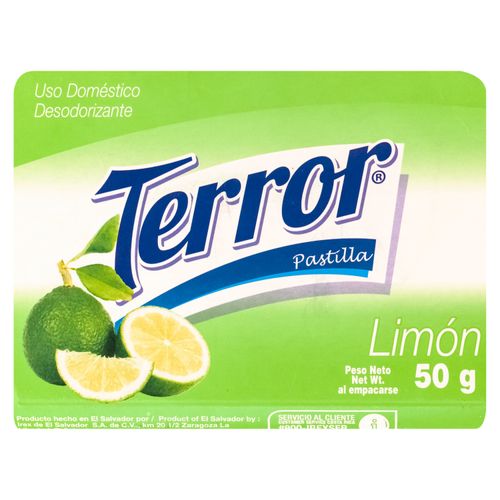 Pastilla Terror Desodorizante limon