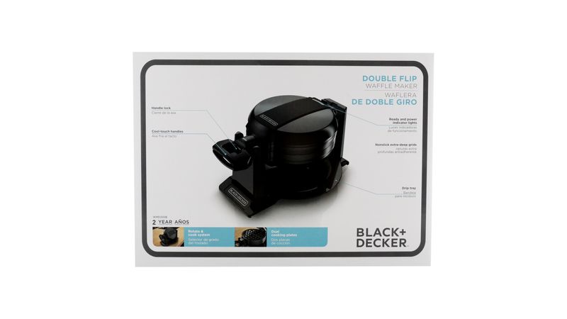 Waflera Estilo Belga Giratoria Black+decker