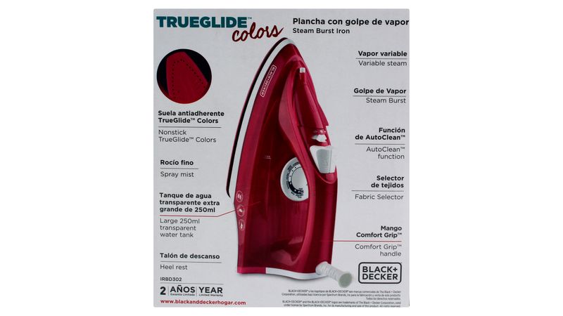 Comprar Plancha Black & Decker A Vapor True Glid