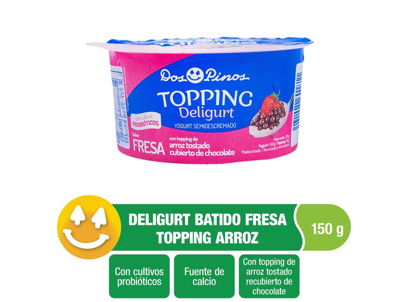 Yogurt-Marca-Dos-Pinos-Semidescremado-Fresa-Con-Topping-Arroz-tostado-Cubierto-De-Chocolate-Con-Probi-ticos-150g-1-7489