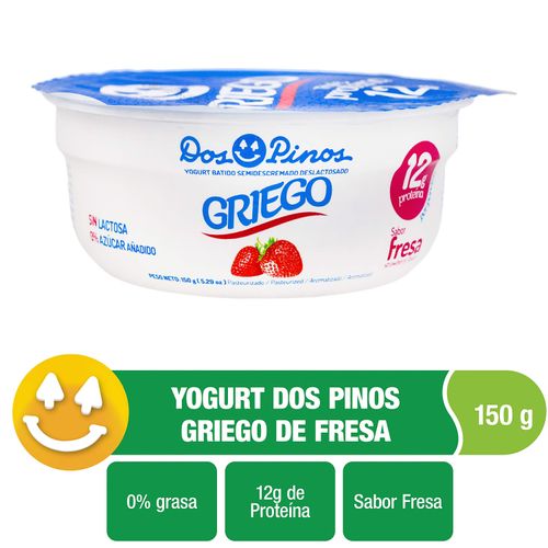 Yogurt Dp Griego Fresa Deslactosad 150gr