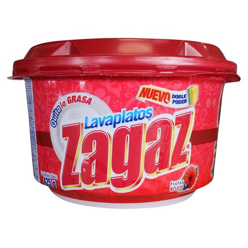 Jabón lavaplatos Zagaz antibacterial crema frutos rojos - 425 g