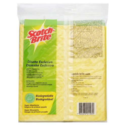 PAÑO SCOTCH BRITE ABSORBENTE - 3Uds