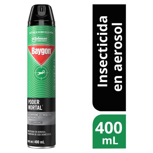 Insecticida En Aerosol Baygon Poder Mortal - 400ml