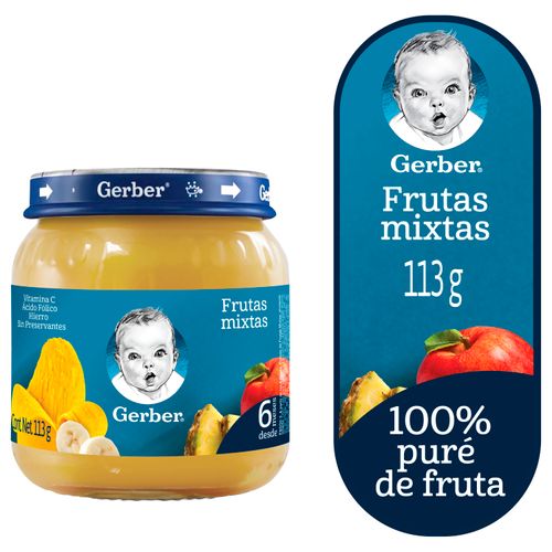 Colados Gerber De Frutas Mixtas -113gr