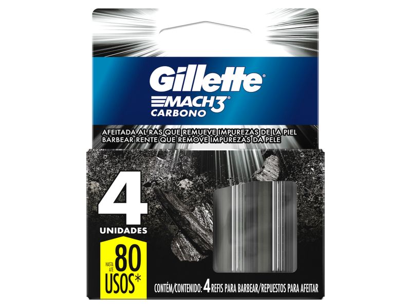 Repuestos-marca-Gillette-Mach3-Carbono-con-Carb-n-Activado-4-Uds-2-28388