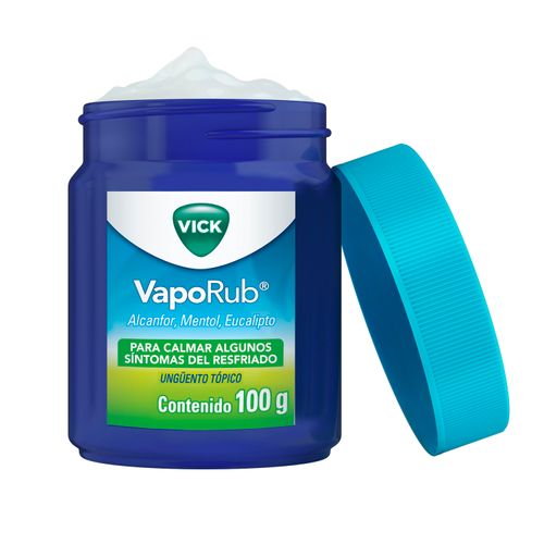 Ungüento Vick VapoRub para calmar algunos síntomas del resfriado 100 g