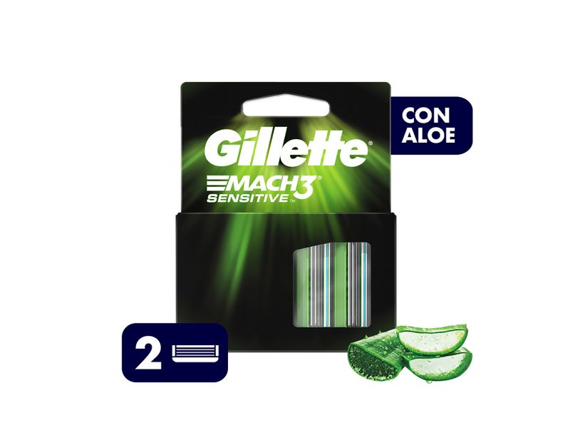 Repuestos-Para-Afeitar-Gillette-Mach3-Sensitive-2-Unidades-1-10386