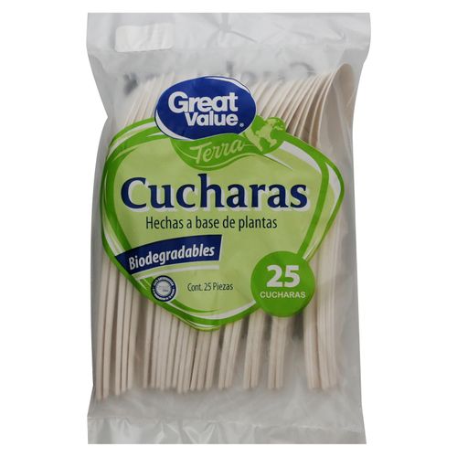 Cuchara Great Value Jumbo - 25 Unidades