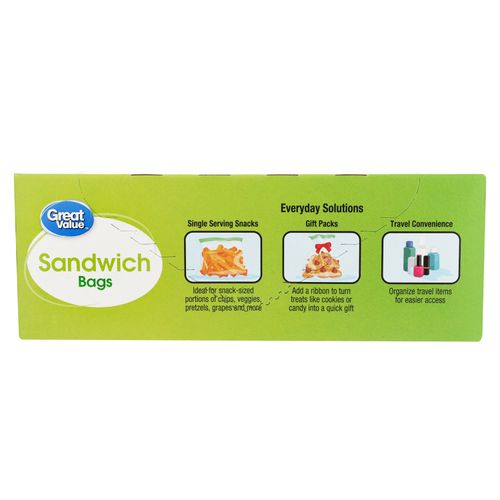 Bolsa Para Sandwich Great Value - 50 Unidades