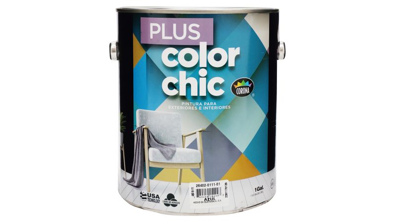 Pintura Acrílica Latex Century Para Interior y Exterior Color Blanco - 1  Galon