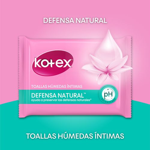 Toallas Húmedas Marca Kotex Femeninas  - 16Uds