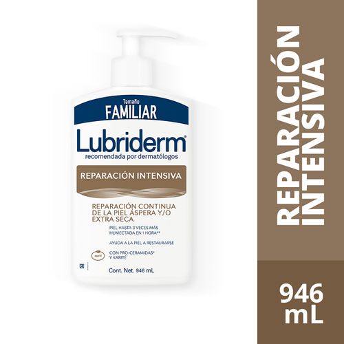 Crema Corporal Marca Lubriderm Reparación Intensiva, Piel Áspera O Extra Seca - 946ml