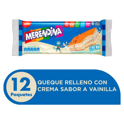 Pasteleria Marca Merendina Crema Pozuelo -240g