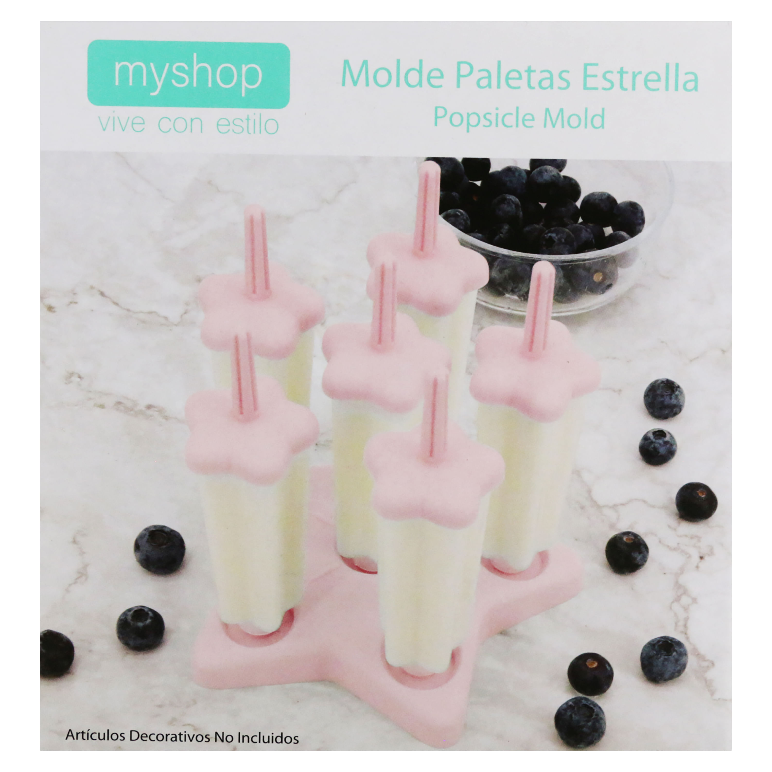 Molde Para Paletas Y Helados De 4 Puestos