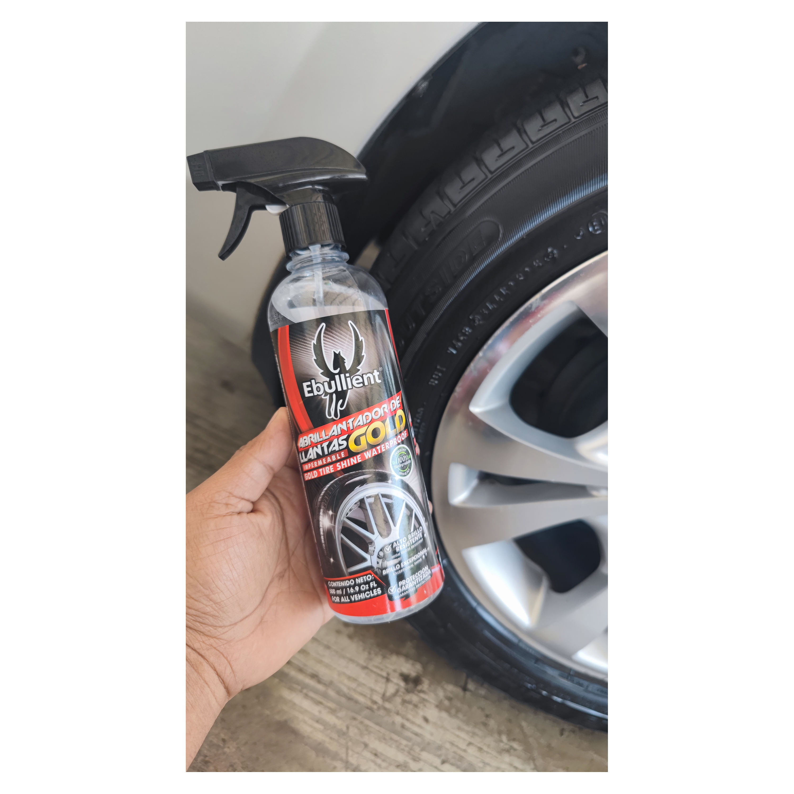 Spray Abrillantador de neumáticos