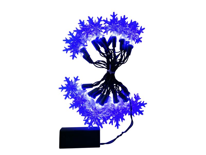 Serie-de-20-luces-LED-marca-Holiday-Time-con-forma-de-copos-de-nieve-5-31020