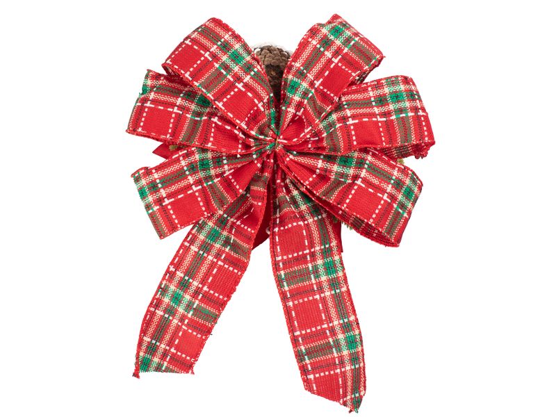 Lazo-navide-o-marca-Holiday-Time-con-flor-Roja-3-28828