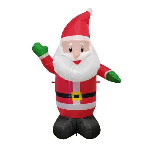 Inflable marca Holiday Time, diseño de Santa -1.22m