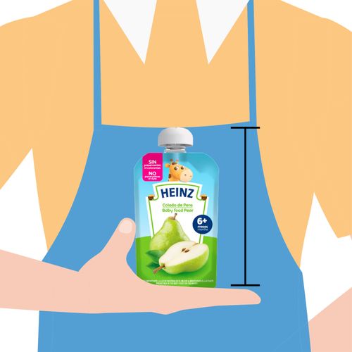 Colado Marca Heinz Sabor Pera Doypack - 105g