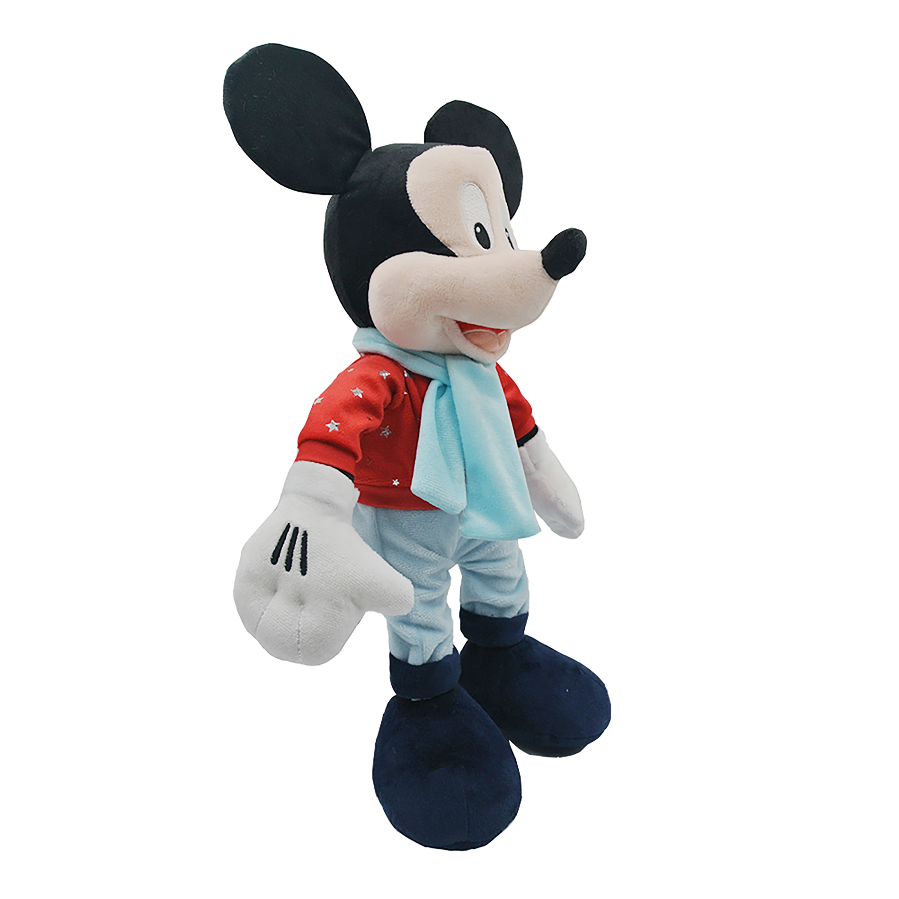Peluche Minnie Mouse Noël 2022 Disneyland Paris Disney sucre d'orge rouge  vert 36 cm