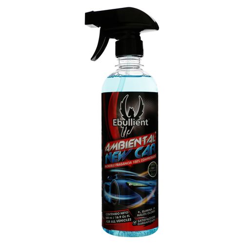 Aromatizante Ebullient para auto en spray aroma new car - 500 ml