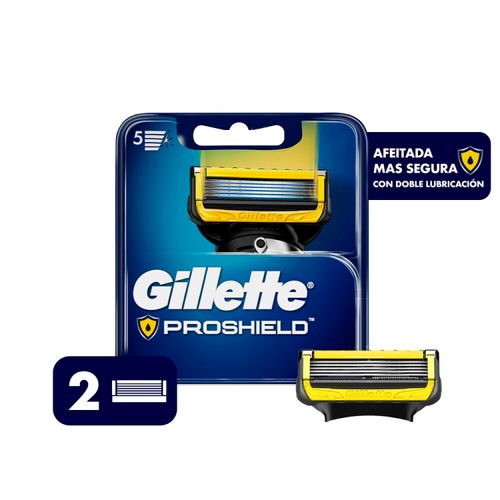 Repuestos De Afeitar Gillette Proshield - 2 Unidades