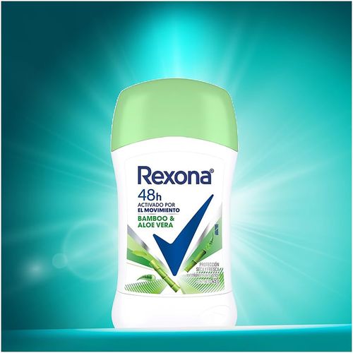 Desodorante Rexona Caballero Bamboo Y Aloe Vera Barra - 45g