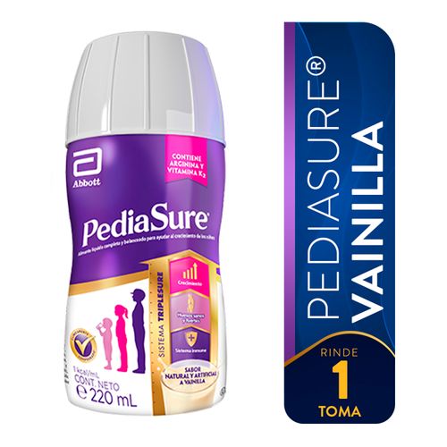 Fórmula Nutricional marca Pediasure® Vainilla -220 mL