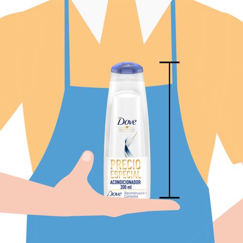 Pack Dove Reconstrucion Completa Shampoo + Acondicionador - 600ml