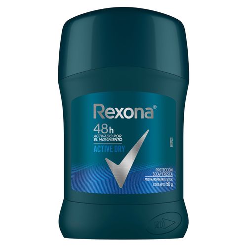Desodorante Rexona Caballero Active Dry Barra - 50g
