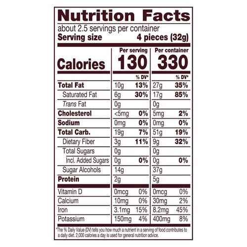 Chocolate Marca Hershey's Zero Sugar- 85g