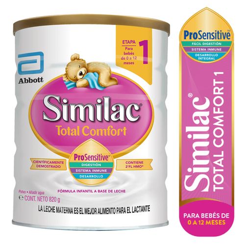 Fórmula Infantil Similac® Total Comfort 1 ProSensitive, 0 A 12 Meses - 820g