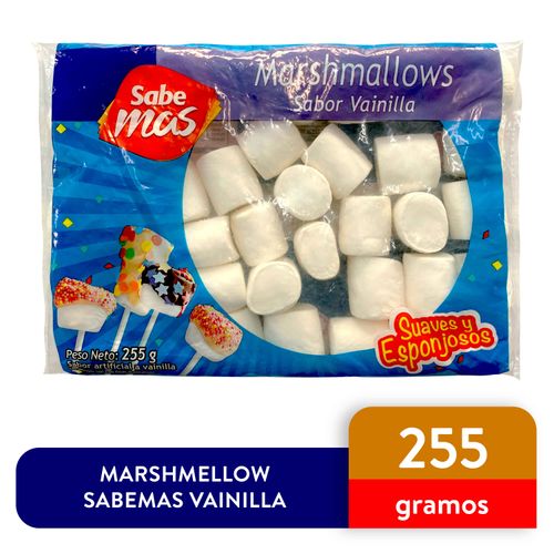 Marshmallows Marca Sabemas Sabor Vainilla - 255g