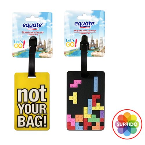 Etiqueta Para Equipaje Marca Equate - 1Uds