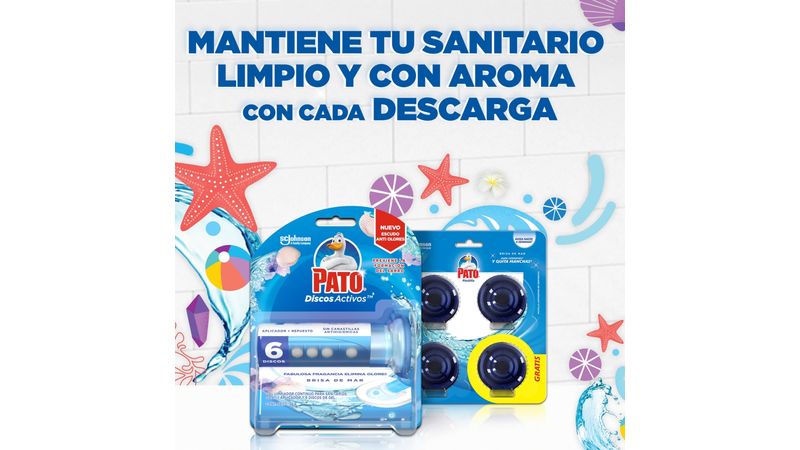 Limpiador pasti w.c. tanque azul 40 gr x 2 un pato - Ofimarket