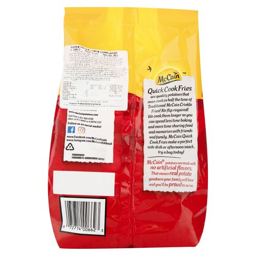 Papas Fritas Mccain Quick Cook Corte Ondulado - 567 g