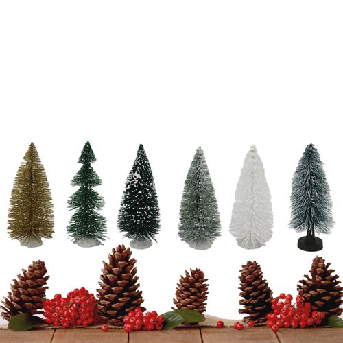 Arbolito Navida Marca Holiday Time Decorado 6 Pulgadas