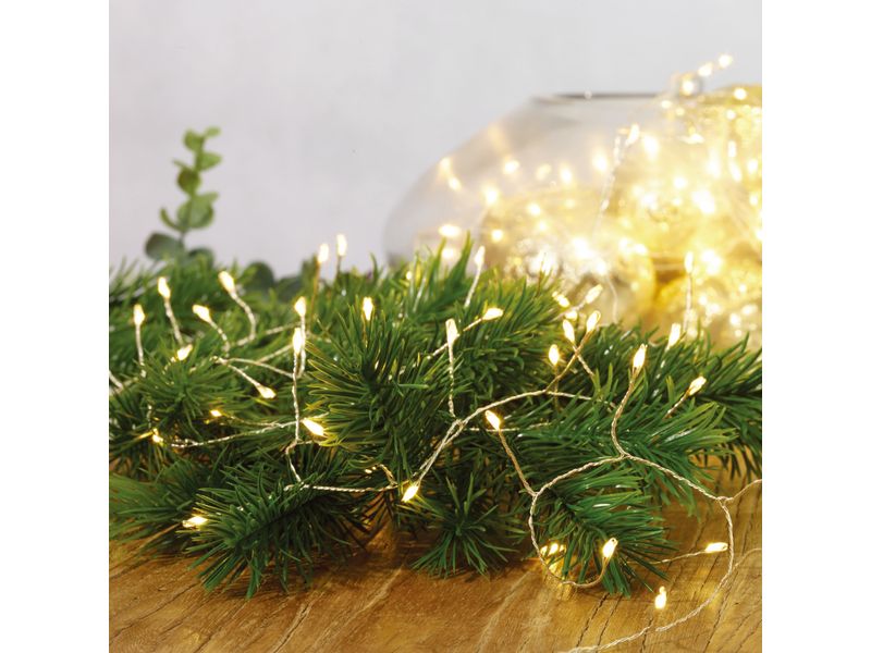 Serie-100-Luces-Led-Marca-Holiday-Time-Blanco-Fr-o-Cable-Plata-En-Alambre-De-Guirnalda-2-7mts-9-13044