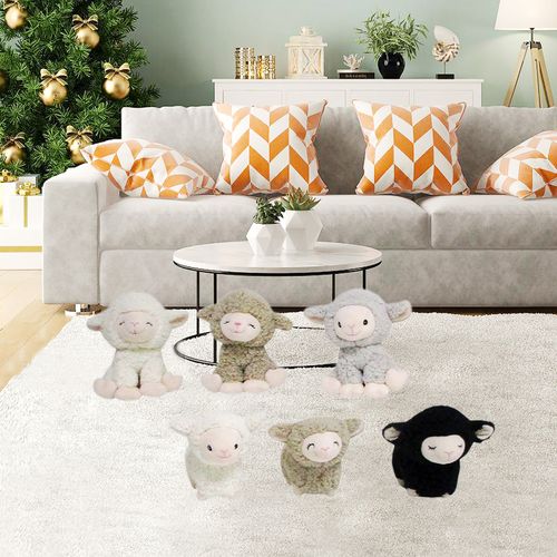 Peluche Navidad Marca Holiday Time Ovejita 18cm