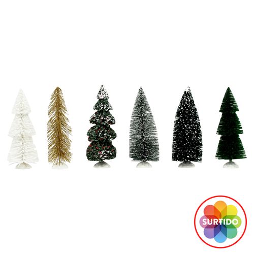 Arbolito Navidad Marca Holiday Time Decorado 9 Pulgadas