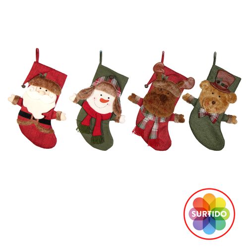 Bota Navidad Marca Holiday Time Decorativa 50cm