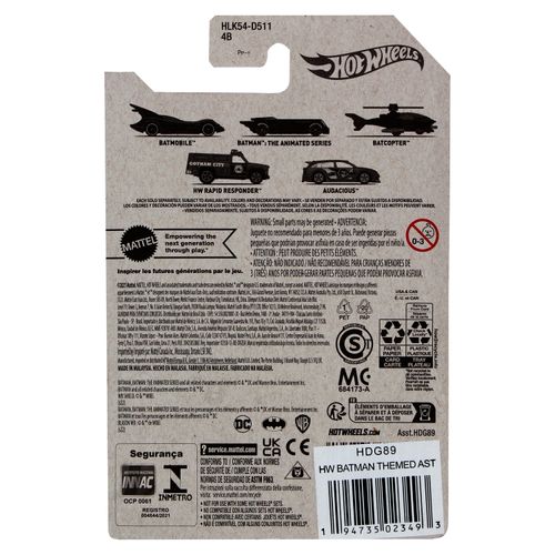 Figura De Accion Hot Wheels Tematica Batman