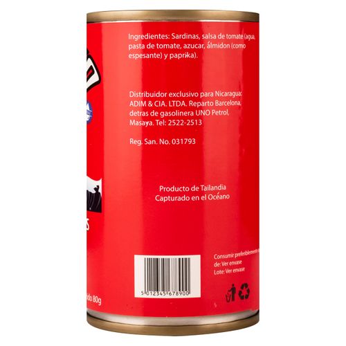 Sardina Bravo En Salsa De Tomate - 155 g