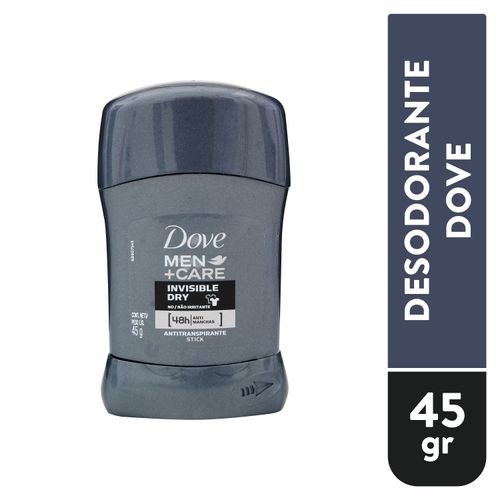 Desodorante Dove Men+Care Invisible Dry Barra - 45g