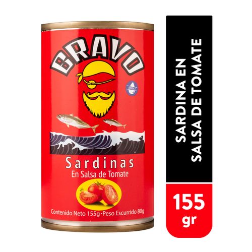 Sardina Bravo En Salsa De Tomate - 155 g