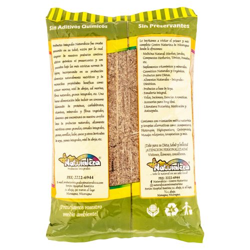 Linaza Naturaleza Molida - 454gr