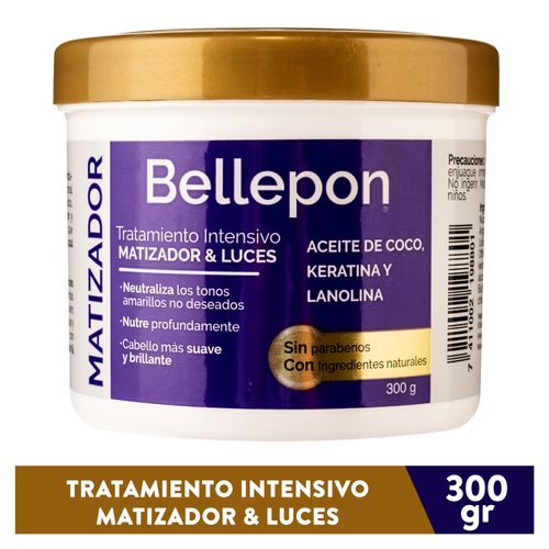 Tratamiento En Crema Bellepon Intensivo Aceite Coco - 300gr