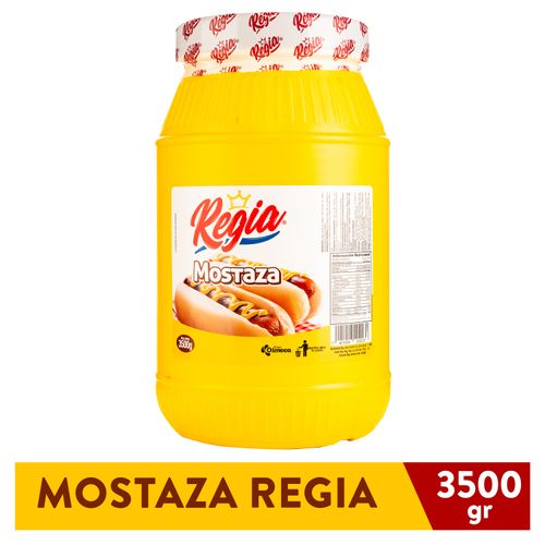 Mostaza Regia Pura Galón - 3500 g